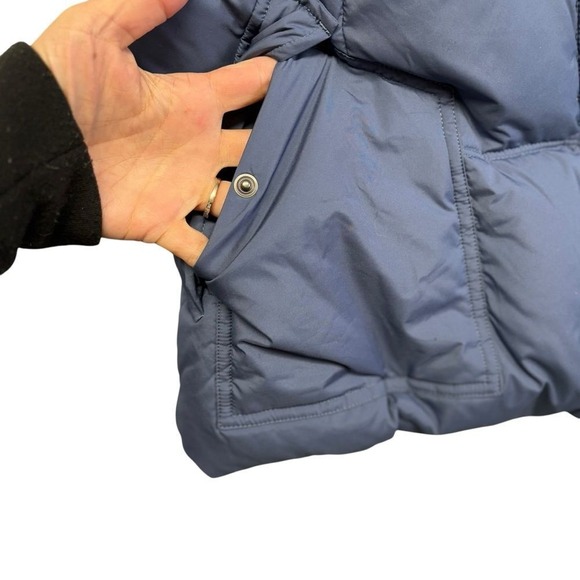 Prana Women's Evelina Hooded Down Puffer Quilted Zip & Toggle Blue‎ Vest Size XL - Picture 3 of 10